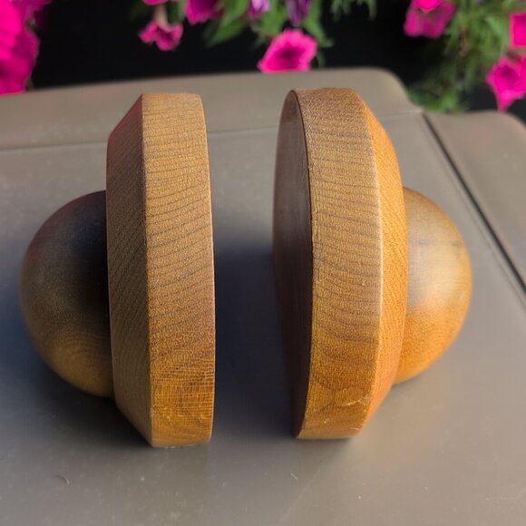 Duncan's Myrtlewood Other - Mid Century Modern A Poem In Wood Duncan's Myrtlewood Crofters Bookends OR USA